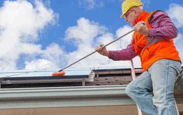Brick House End soft wash roof cleaning